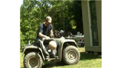 Most Times To Dribble Basketball While Sitting On A Four-Wheeler In One Minute